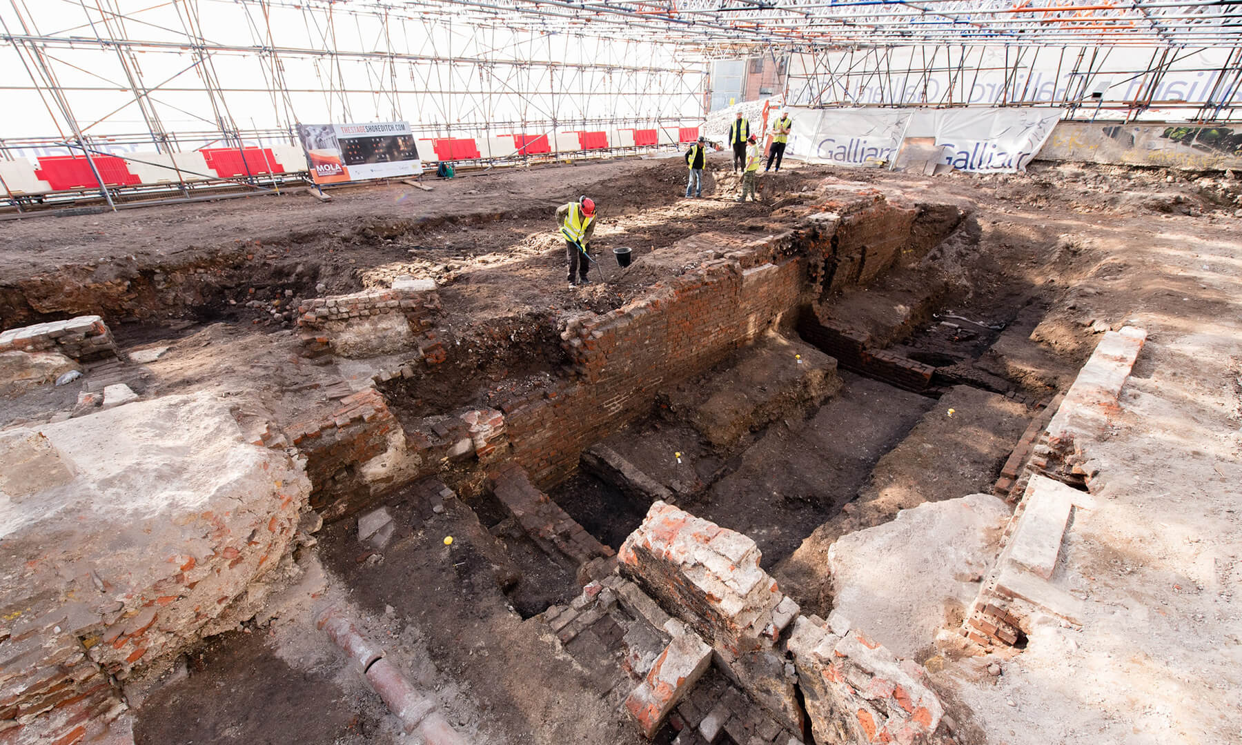 Excavating Shakespeare’s Curtain playhouse at The Stage, Shoreditch